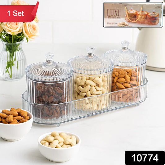 Dry Fruit Snack Storage - (3 Pc Set)