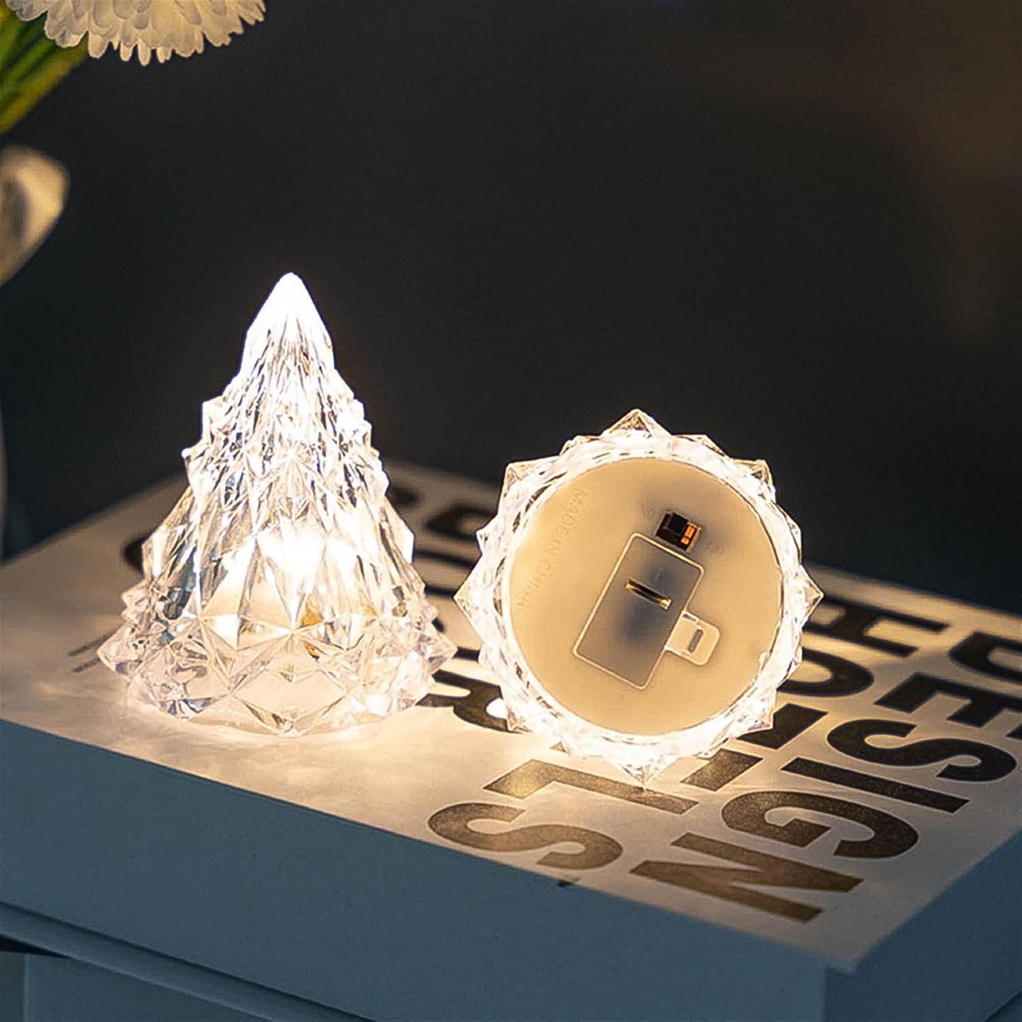 Iceberg Pyramid Candlelight Tea Light (1 Pc)