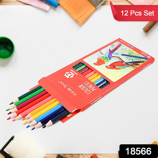 Art Drawing Wooden Pencils Color (12 Pcs Set)