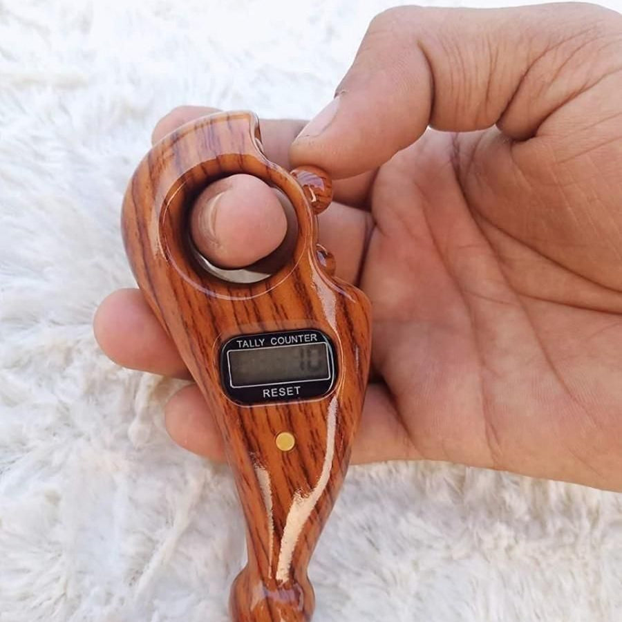 Tally Counting Machine-Manual Finger Rotating Digital Tally Number Counting Machine(Color on availability)