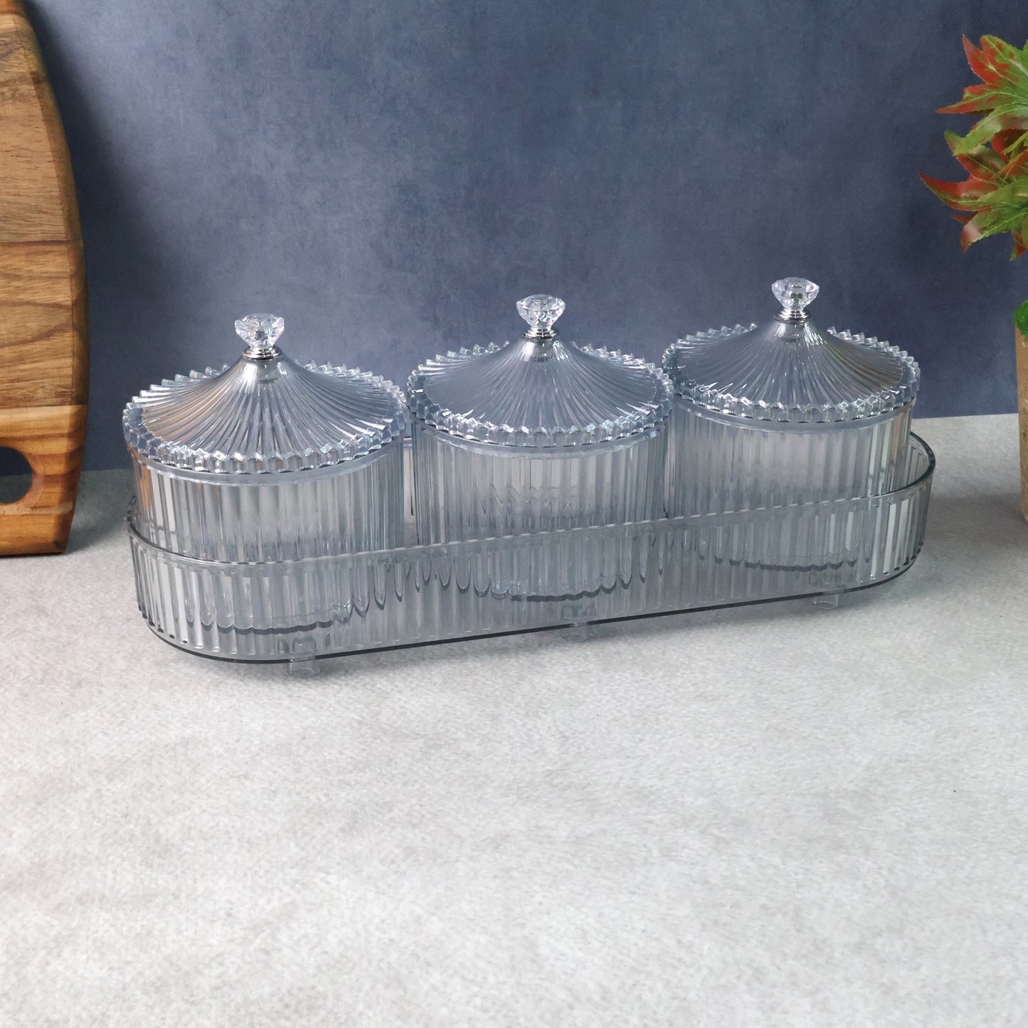 Dry Fruit  Snack Storage - (3 Pc  Set)