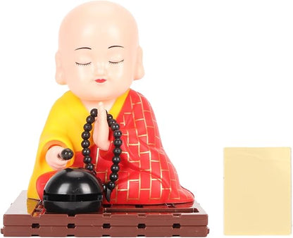 Solar Powered Sitting Buddha Statue  Moving Head And Hand (1 Pc  Big)