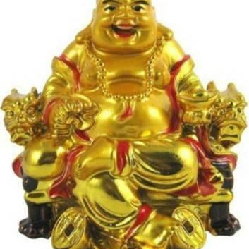 Feng Shui Sitting Laughing Buddha Showpiece