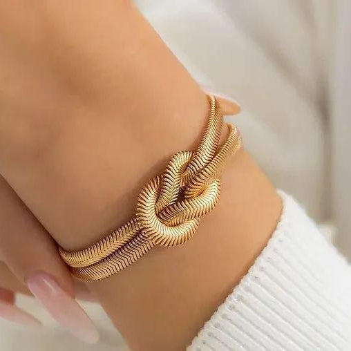 Golden Chain Snake Bracelet