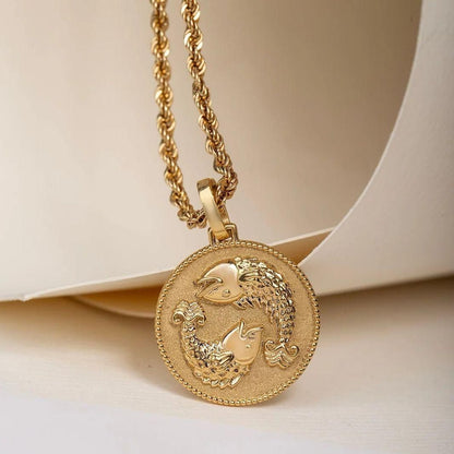 Gold Plated Zodiac Sign Necklace