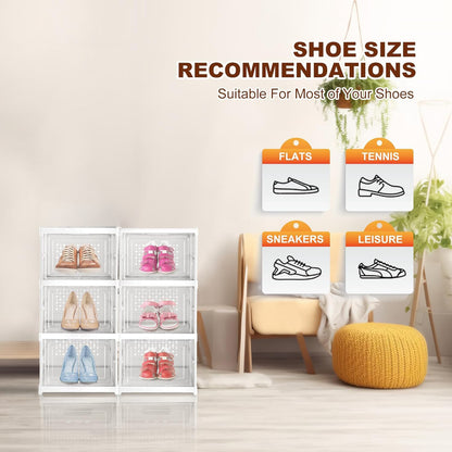 Stackable Multifunctional Storage For Clothes Foldable Drawer Shelf Basket Utility Cart