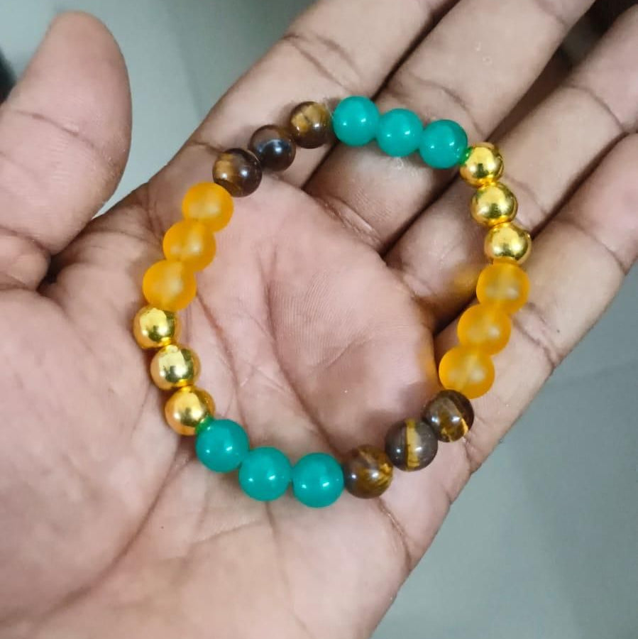Natural Money Beads Bracelet (Pack of 1)