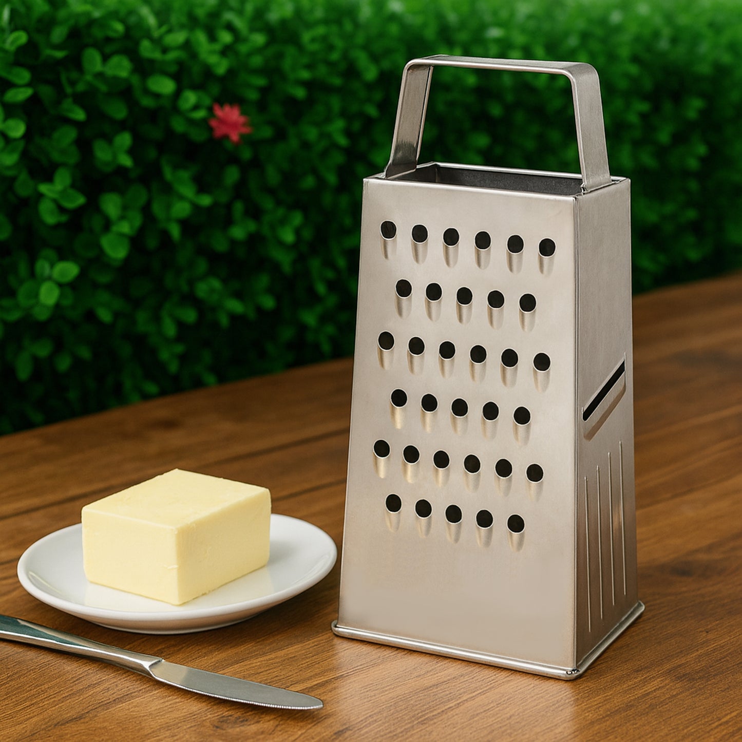 Supermom Premium 5-in-1 Stainless Steel Grater And Slicer