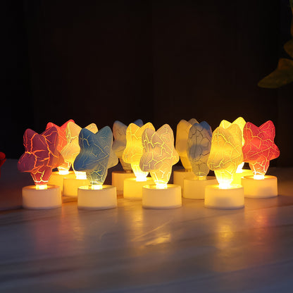Star Shape Decorative Led Tealight Candles (12 Pc)