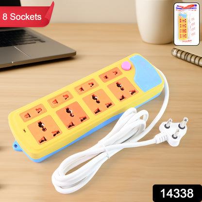 Multi Socket Extension Board (8 Socket  1 Pc)