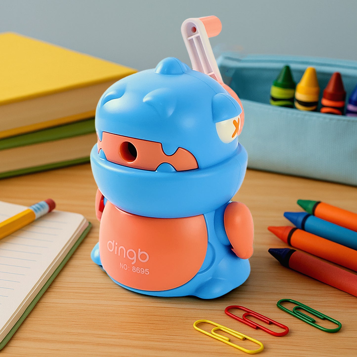 Sharpener For Pencil With Removable Tray Hardiness Steel Cutter Kids Teddy Shaped