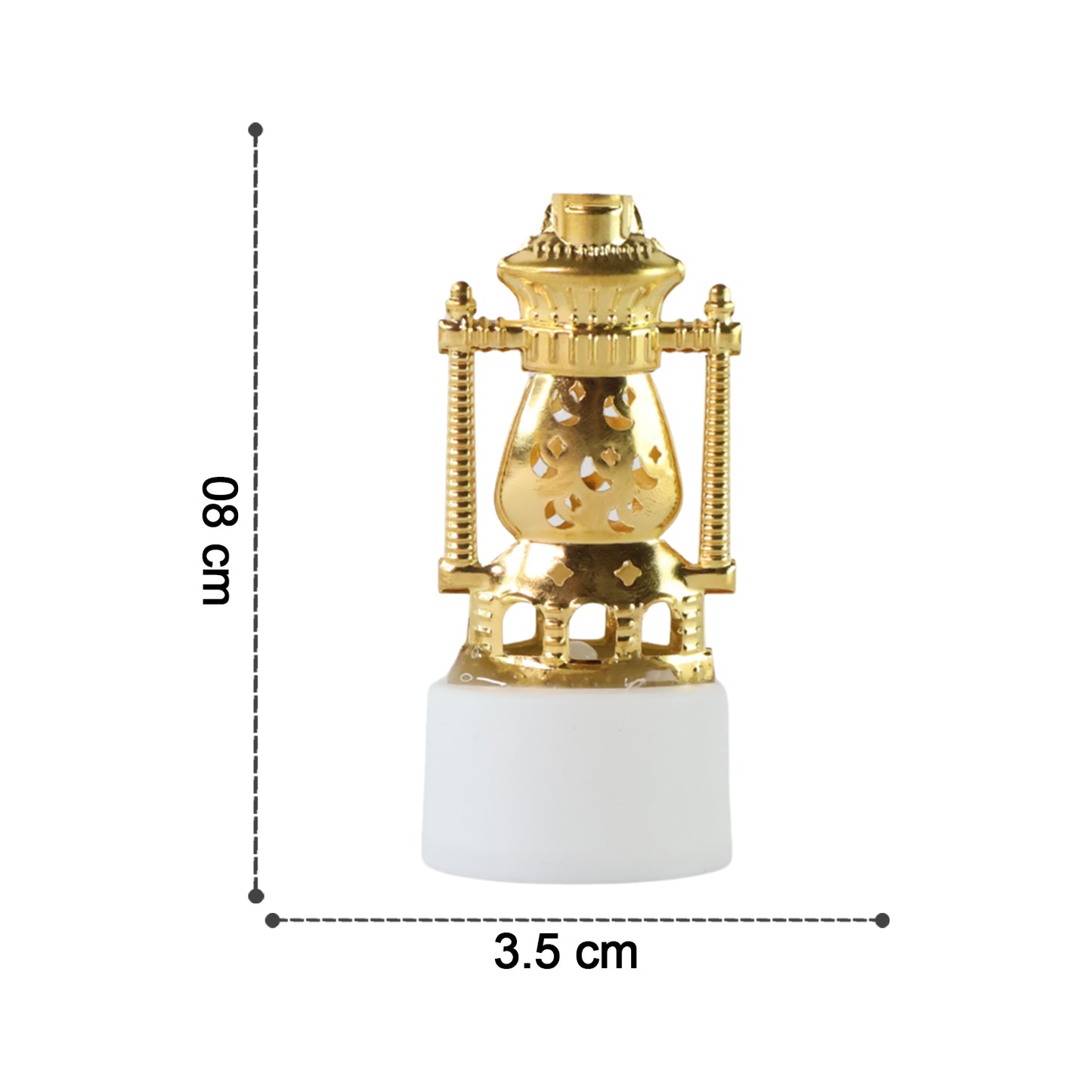 Mini Lantern-style Flameless Led Tealights - (4 Pc)