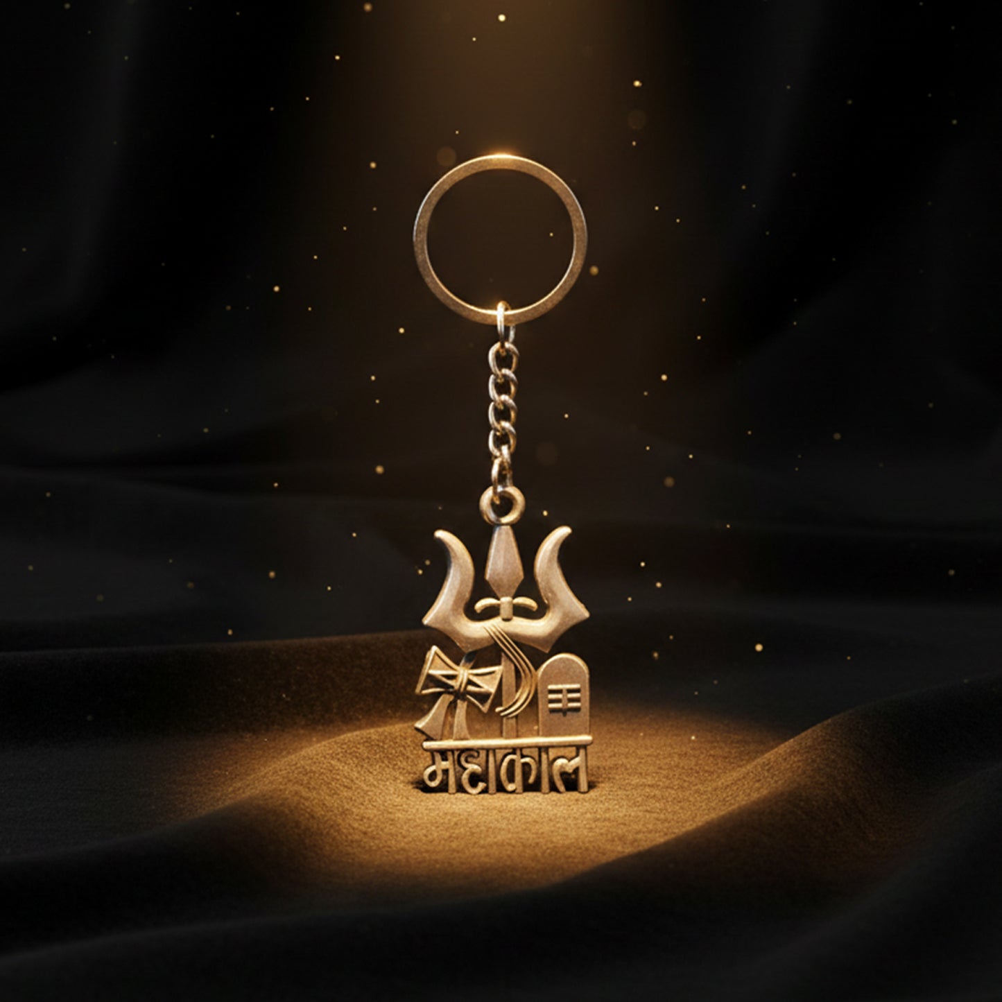 Premium Metal Mahakal Keychain (1 Pc)