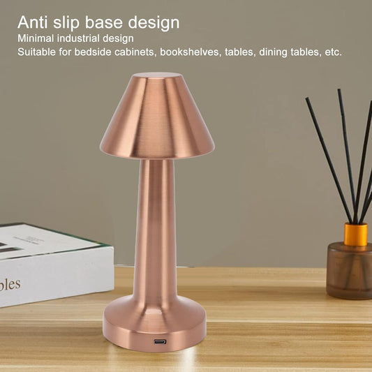 Led Lamp With Touch Control  Decorative Desk Lamp Portable Metal