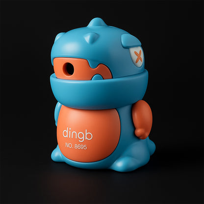 Sharpener For Pencil With Removable Tray Hardiness Steel Cutter Kids Teddy Shaped