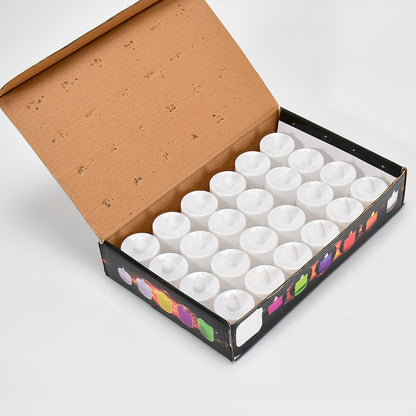 Pink Flameless Led Tealights Smokeless Plastic Decorative Candles - Led Tea Light