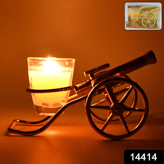 Top Cannon Tealight Holder  Candle Holder (1 Pc)