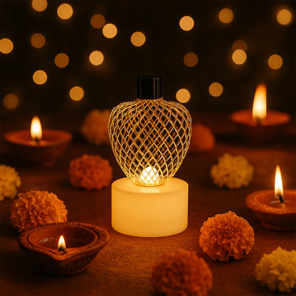 Decorative Apple Shape Led Tealight Candles (12 Pc)