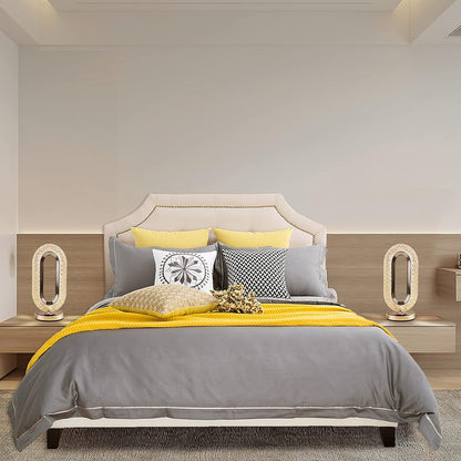 Touch Control Crystal Table Desk Lamp 3-way Dimmable Light Usb Rechargeable