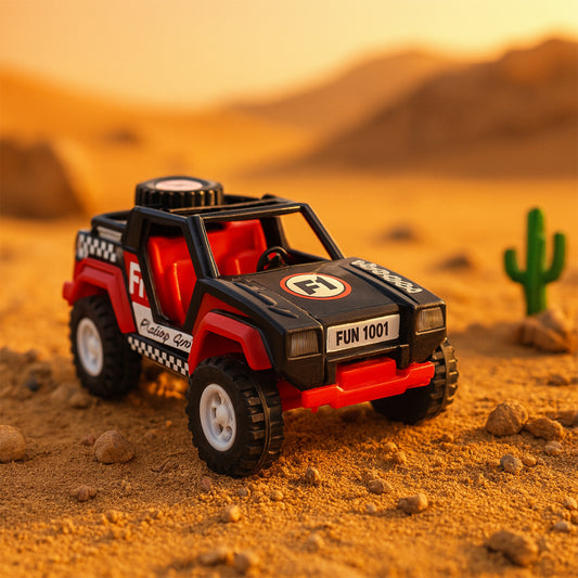 Funwoods Free-wheel Racing Jeep Toy Car - (1 Pc)